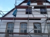die Fassade wird versteckt