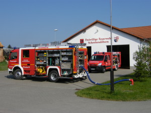 Gerätehaus der Feuerwehr Schenkendöbern am Wilschwitzer Weg